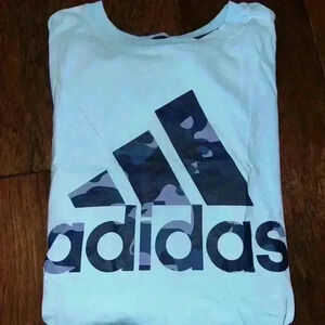 Adidas Blue Tee Short Sleeve